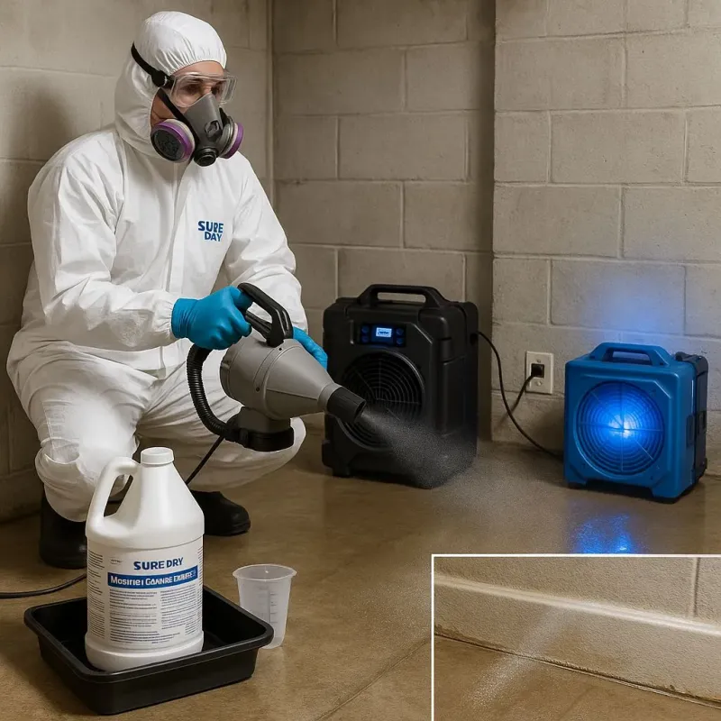 Sanitization and Odor Removal process in Cumberland, RI